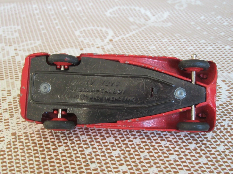 949Z Vintage 1946 Dinky 38B England Sunbeam Talbot SPORTS Car Red 1:43 Meccano - Image 4 of 4