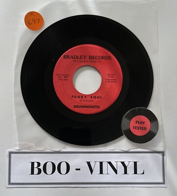 Drummonetts - Funky Soul / Drop Me A Line 7  Northern Soul / Funk Soul NM
