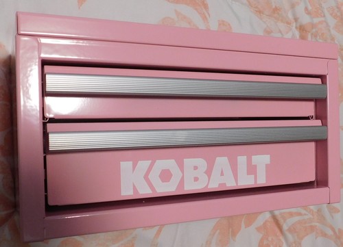 Kobalt Mini 2 Schubladen Stahl Werkzeugkiste - Rosa (54422) - Bild 1 von 3