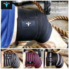 Knee Wraps For Gym Workout Weightlifting Support Cross Training Crossfit Squats