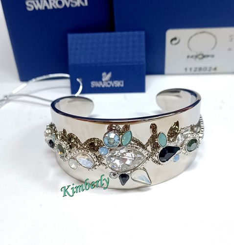 Swarovski Rachel Cuff Size M Flower Multicolor Crystal Authentic NEW 1128024 - Picture 3 of 14