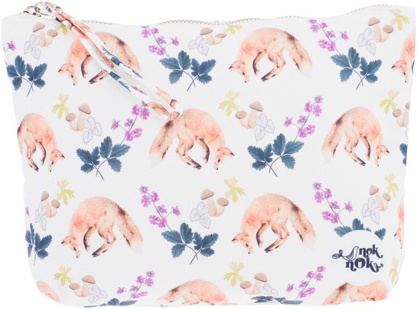Woodland Fox Fuchs Mushrooms Make Up Bag / Kosmetiktasche Rockabilly-image