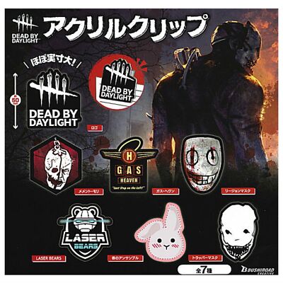 Dead by daylight acrylic clip Capsule Toy 7 Types Full Comp Set Gacha New Japan