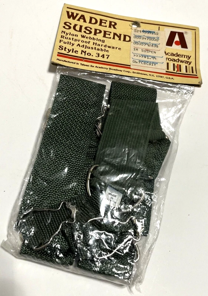 ACADEMY BROADWAY Wader Suspender 347 Nylon Webbing Rustproof Adjustable NEW - Image 2 of 2