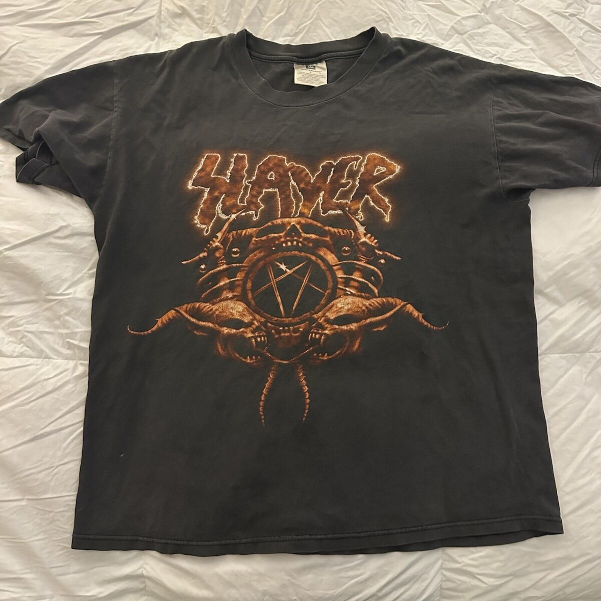 Slayer Vintage T Shirt 1998 Diabolus In Musica Tour Cities Slayer Vintage T Shirt 1998 Diabolus In Musica Tour Cities
