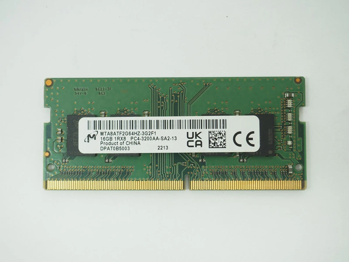 Micron DDR4 SDRAM 16 GB Total Capacity Memory (RAM) for sale | eBay