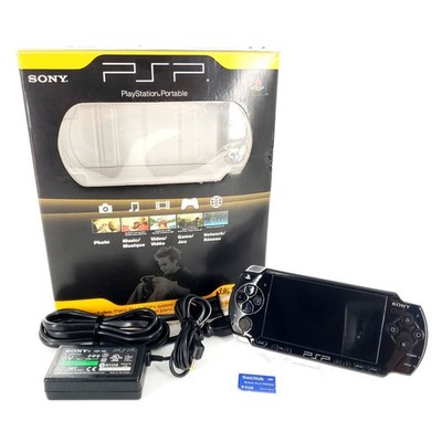 Sony PSP 2000 Handheld System Black w/ Box, 4GB Memory Stick, Charger Tested