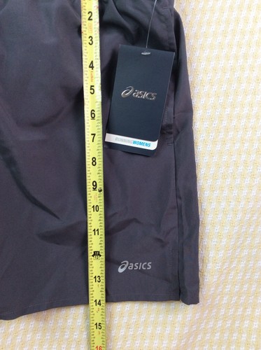 NWT ASICS women’s running short lined black size XL extra large - Picture 3 of 6