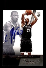 Signed Basketball Card Auto Cory Jefferson 2014-15 Panini Prestige #200 Nets
