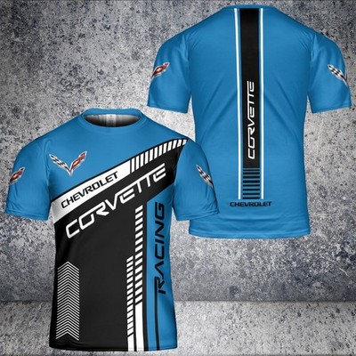Custom Name & Number Corrveette C7 3D Racing Printed Men's 3D Print - All Size