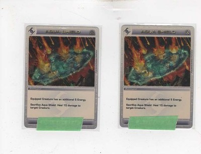 Chaotic Premium Super Rare battlegear Aqua Shield X 2