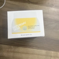 SATURDAY SKIN Yuzu Vitamin C Sleep Mask: Glow & Renewal - 1.69oz Full Size