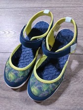 Lands End Water Shoes Big Girls Size 2 Blue Floral Mary Jane Shoes Kids
