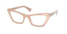 New Miu Miu VMU-03T 02M-1O1 Pink Opal Eyeglasses 50/20/145