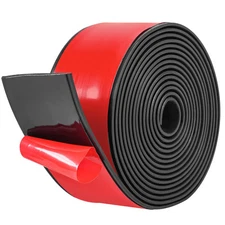 Adhesive Rubber Strips 2" Wide x 1/16" Thick x 10' Long Neoprene Rubber Sheet...