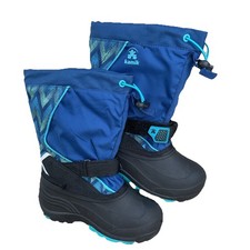 Kamik Kids Boots Kids Size 13 Snowfall Waterproof Insulated Snow Winter Black