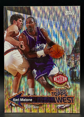 1999-00 Topps - Team Topps #TT8 Karl Malone Utah Jazz HOF