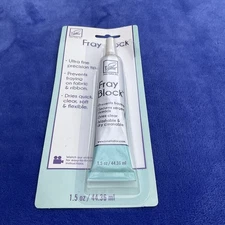 June Tailor Fray Block 1.5 oz Tube JT-377 Sewing Craft Fabric USA  SEALED