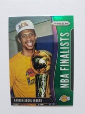 2019-20 Panini Prizm NBA Finalists Green Prizm Kareem Abdul-Jabbar #4 HOF