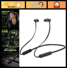 Wireless Bluetooth Neckband Headphones, 20H Playtime, Noise Cancelling Earbuds f