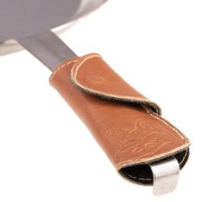 Griffh&uuml;lle Feuerpfanne Gusseisen Black Forest Fox PAW Aramid Kevlar Leder