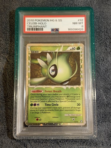 Celebi graded PSA 8 for sale on eBay
