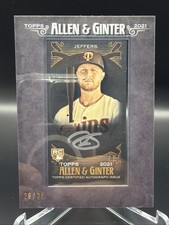 2021 Topps Allen & Ginter's X - Framed Mini Baseball Autographs Ryan Jeffers /25
