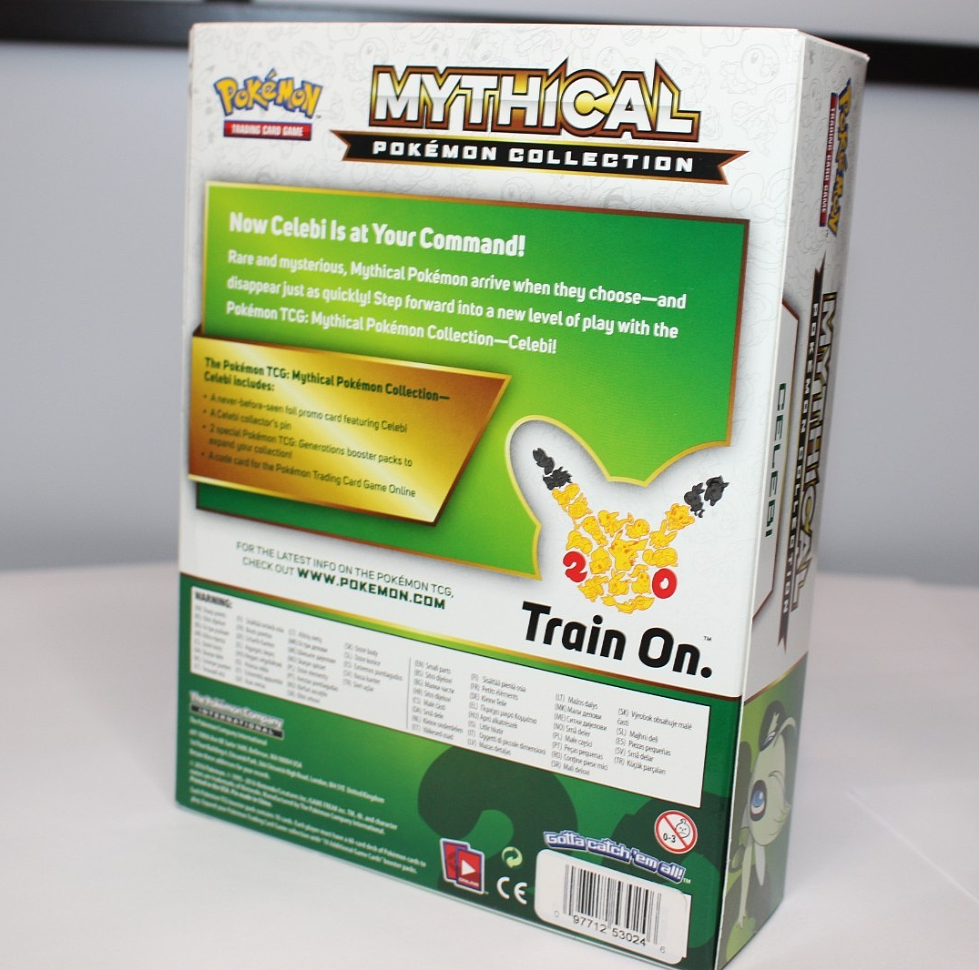 Pokemon Celebi Mythical Collection Box 20th Anniversary - Sealed