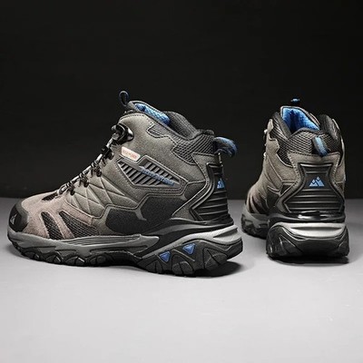 HIKEUP-Winterstiefel für Herren, Wanderschuhe aus Wildleder, Bergstiefel