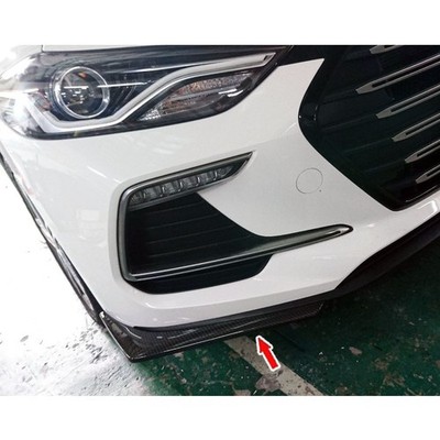Carbon For Hyundai AD Elantra Avante Sport Front Side Bumper Splitter 2PCS