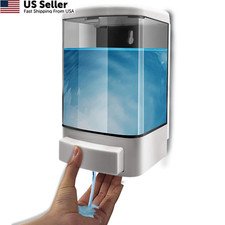 Wall Mount Soap Dispenser 33.8oz 1000ml Manual Liquid Container for Bathroom USA