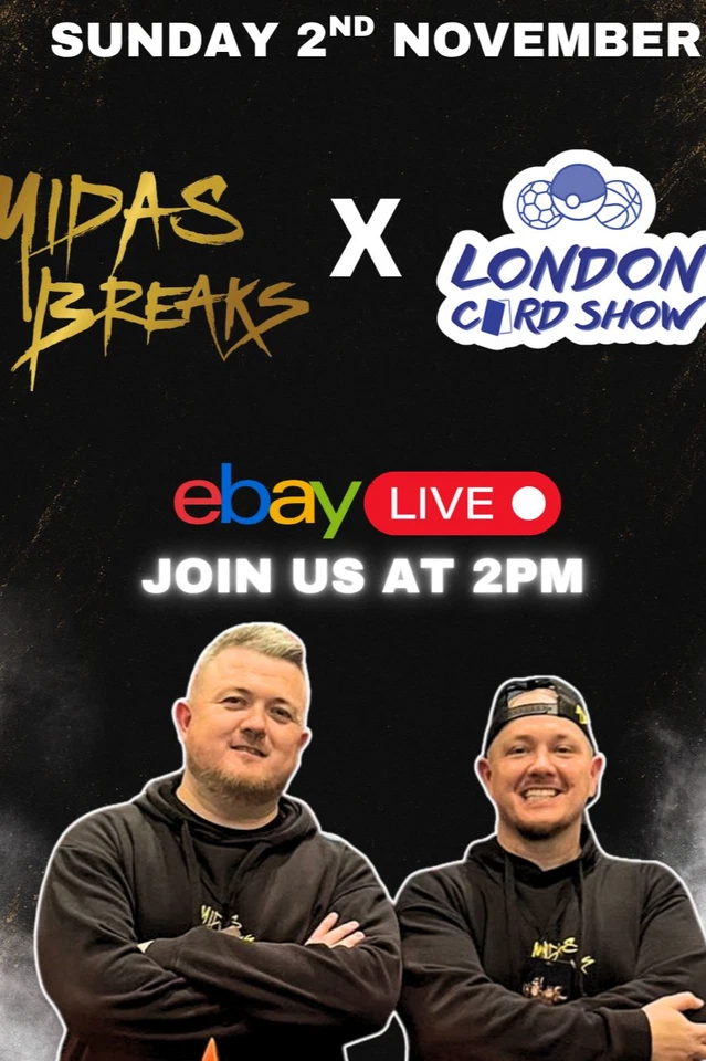 LIVE AT LONDON CARD SHOW with SURPRISE GUEST!!!