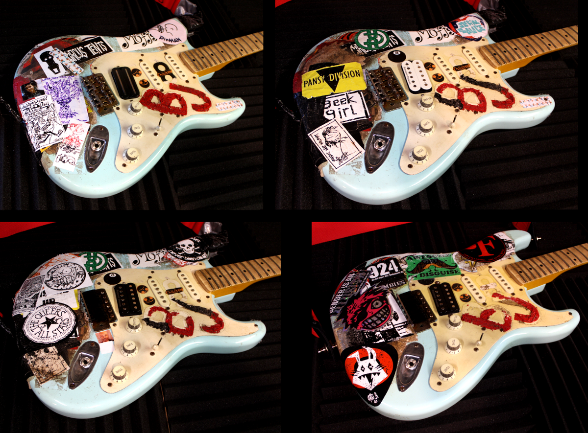 Finished To Order Billie Joe Armstrong Blue Replica with Squier