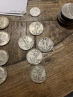 Liberty Walking Half Dollar Silver 1942 1943 1945 Circulated Lot