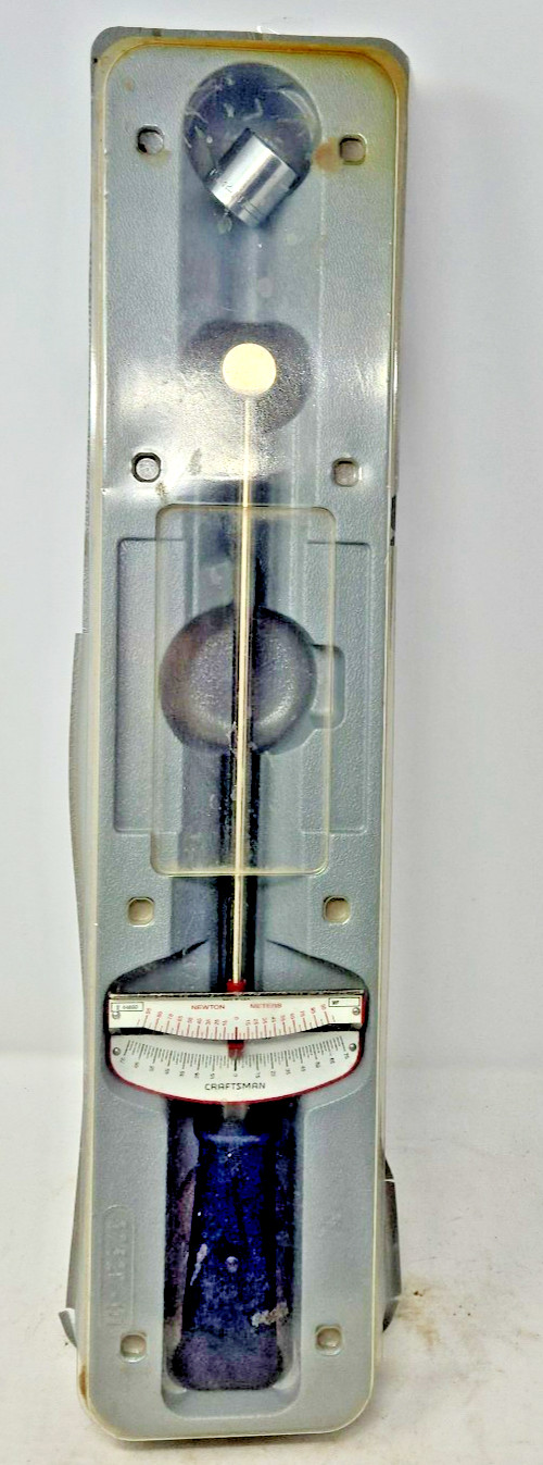 Vintage Sears Craftsman 3/8 drive Inch Pound Torque Wrench  3752t-01 NOS