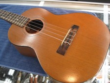 Silberfarbene Bariton Ukulele 50er Jahre im Etui wunderschön!!