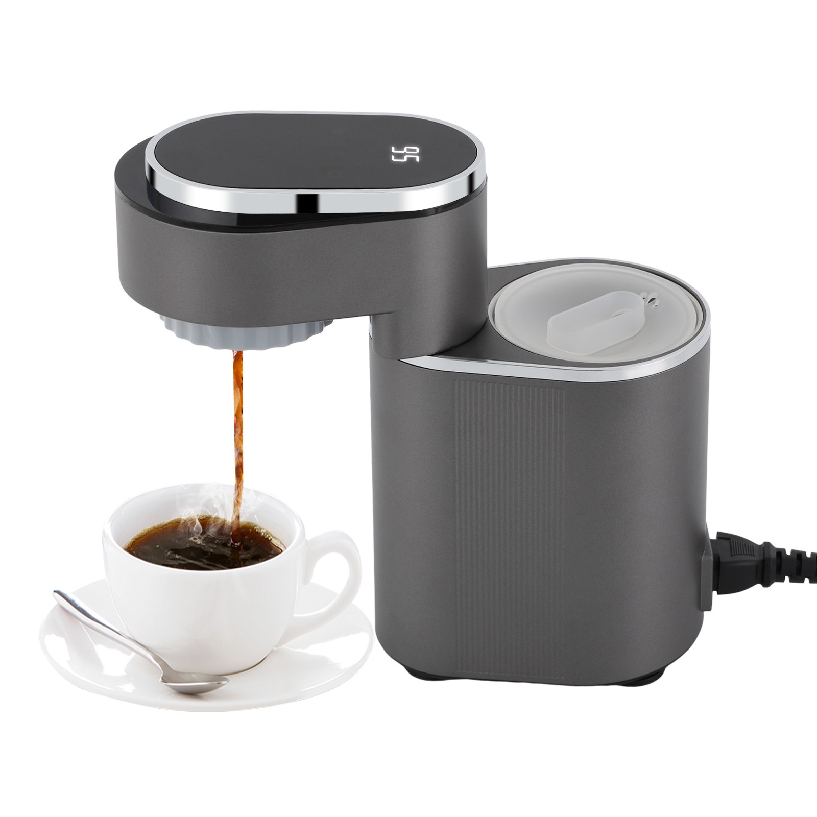 Mini macchina da caffè da viaggio macchina da caffè espresso latte macchina da caffè 150 ml/5,28 oz foto 3