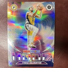 2023-24 Panini NBA Hoops Premium Stock HOOPla Prizm #11 Tyrese Haliburton Pacers