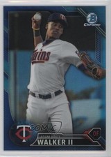 2016 Bowman Chrome Prospects Blue Refractor 51/150 Adam Walker Brett II 0g4