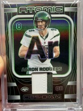 2023 Panini Obsidian - Green Electric Etch Atomic Patch Aaron Rodgers /25