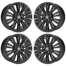 19 Jaguar Xf Pvd Black Chrome Wheels-c Rims Factory Oem 59853 F Exchange 2...