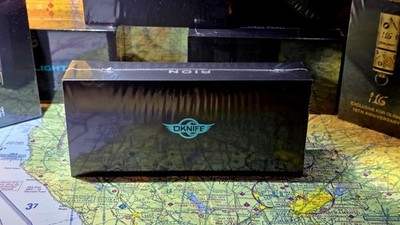 Olight Oknife AION Zombie Green Flipper Folding Pocket Knife, 3.53'' Nitro-V DP