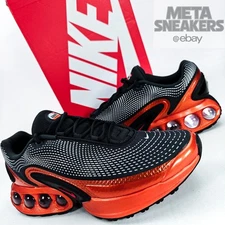 Nike Air Max DN US 9 Men's Grey/Orange Metallic/Black Retro Run - HJ6695-001 NIB