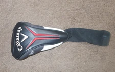 Callaway XHot Driver Headcover Preowned Condition Excellent Blk/Rd/Wht