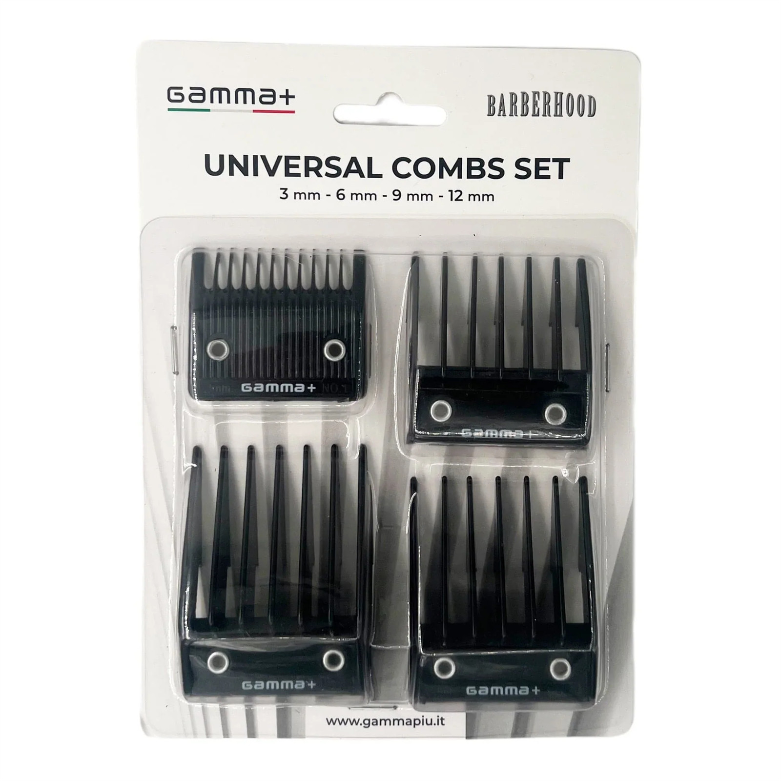 Gamma+ Universal Comb Guards Trimmer Barber Salon Hairdresser Shaver Set of 4