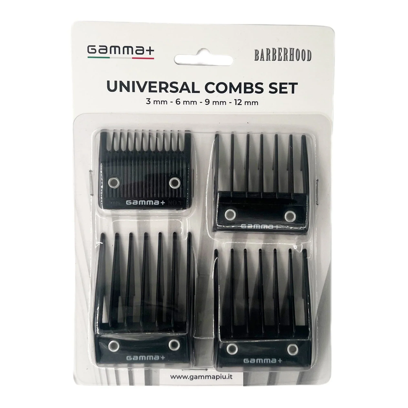 Gamma+ Universal Comb Guards Trimmer Barber Salon Hairdresser Shaver Set of 4