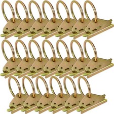 20 Pack Heavy Duty E Track O Rings Tie Down Anchors Rail System Accessories