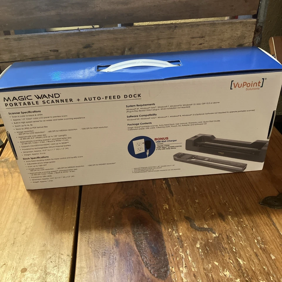 VuPoint Magic Wand Portable Hand held Scanner - PDSDK-ST470T-VP SEALED - Image 2 of 4