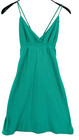 Robe Sans Manches V-Cou Femme LACOSTE Verte Taille 36 - S
