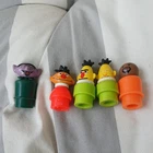 VTG Fisher Price Sesame Street Little People BERT & ERNIE the count Figures